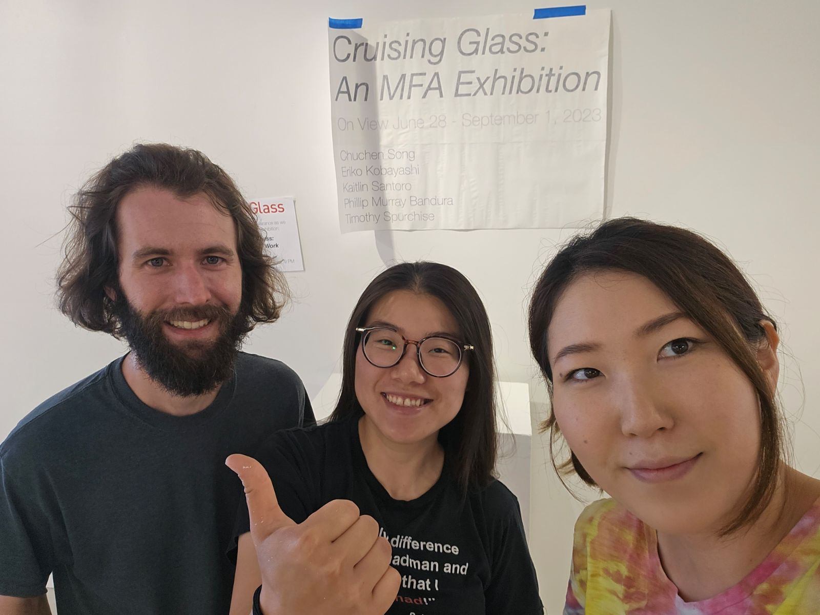 art mfa graduates selected for nyc glass exhibition